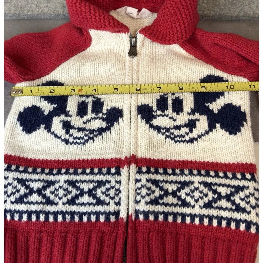 Baby GAP Toddler Zip-Up Sweater 12–18M – Disney Mickey Knit Cardigan